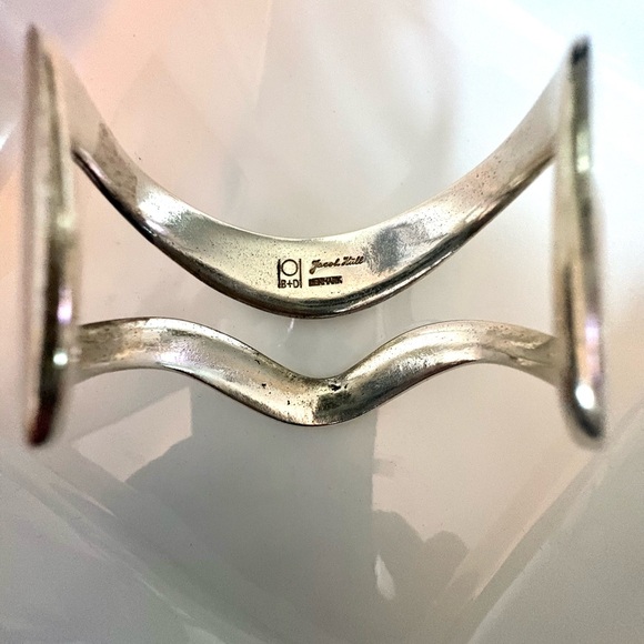 RARE Jacob HULL B+DSilver Cuff Bracelet made in Denmark